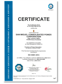 Malita Power Plant: ISO 55001:2018